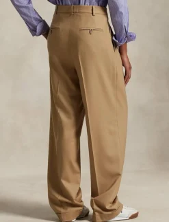 Flannel Wide-Leg Pant - Kostymbyxor|Polo Ralph Lauren Clearance