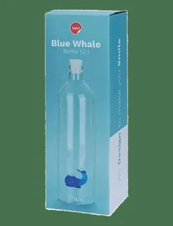 Balvi Flaska Atlantis, Blå Val, 1,2l, Borosilikatglas - Vattenflaskor BLUE WHALE Sale