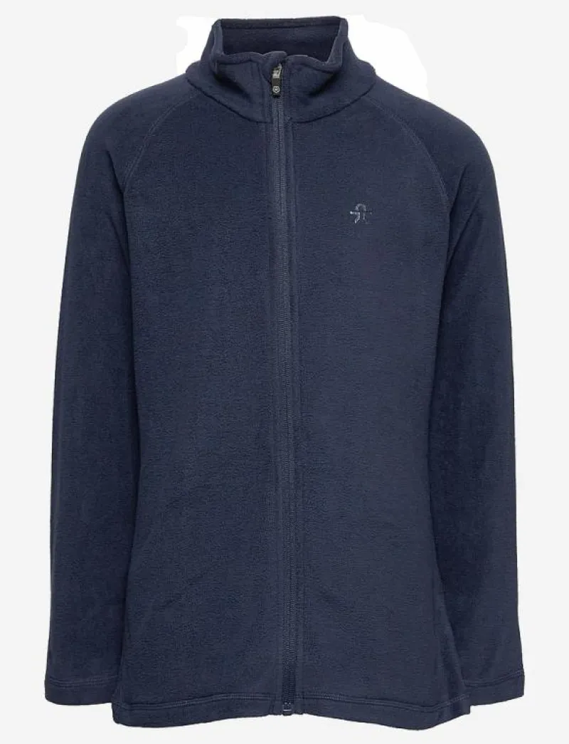 Color Kids Fleece Jacket, Full Zip - Jackor TOTAL ECLIPSE