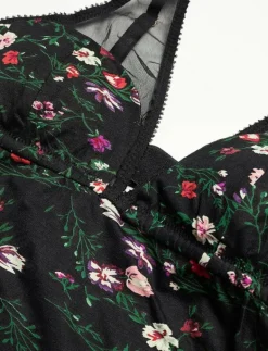 Underprotection Fleurette body - Bodies & slips BLACK Discount