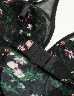 Underprotection Fleurette body - Bodies & slips BLACK Discount