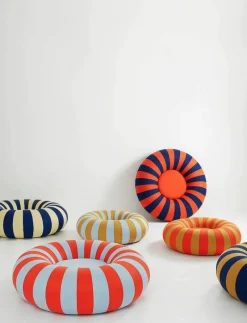 Studio About FLOAT - Sittpuffar BLUE/OCHRE Sale