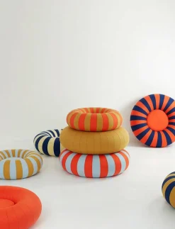 Studio About FLOAT - Sittpuffar BLUE/OCHRE Sale