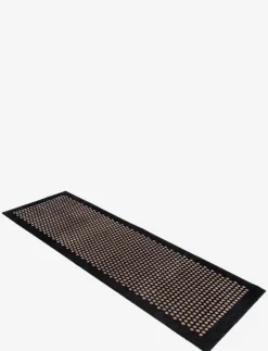 tica copenhagen Floormat polyamide, 200x67 cm, dot design - Badrumsmatta BLACK/BEIGE Best