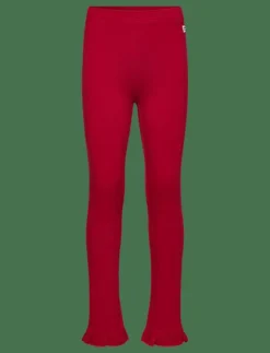 Geggamoja Flounce Set - Set med långärmad t-shirt RED Hot