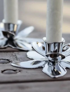 Flower Art Deco Candlestick - - Dekoration|Kunstindustrien Discount