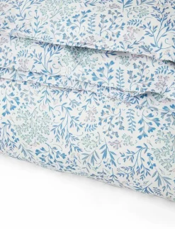 Flower Printed Cotton Sateen Duvet Cover - Påslakan|Lexington Home