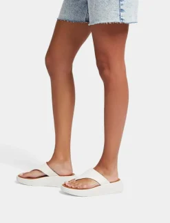 F-MODE LEATHER FLATFORM TOE-POST SANDALS - Sandaler|FitFlop Sale