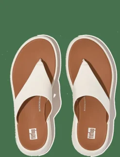 F-MODE LEATHER FLATFORM TOE-POST SANDALS - Sandaler|FitFlop Sale