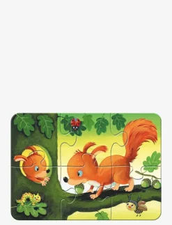 Ravensburger Forest Animal Fun 2/4/6/8p - Klassiska pussel MULTI COLOURED