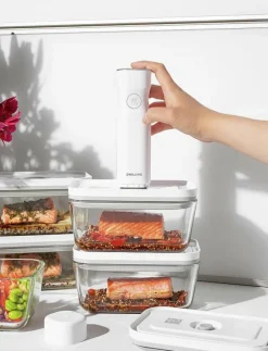 Fresh & Save, Vakuum box M Grå Glas - Köksförvaring|Zwilling Outlet