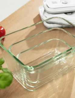 Zwilling Fresh & Save, Vakuum box set S/M/L Grå Glas - Köksförvaring GREY New