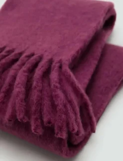 Fringed edge scarf - Halsdukar|Mango Clearance