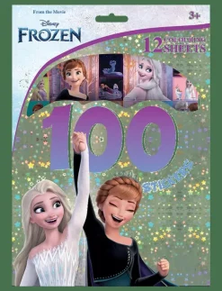Sense FROZEN 100 STICKERS HOLOGRAM - Klistermärken RED