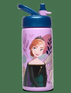 Euromic FROZEN, Water bottle with straw - Matdags PURPLE Best