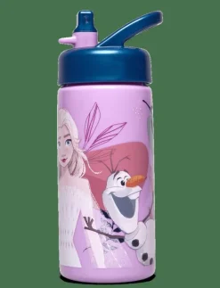 Euromic FROZEN, Water bottle with straw - Matdags PURPLE Best
