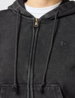 Champion Full Zip Hoodie Sweatshirt - Huvtröjor BLACK BEAUTY Sale