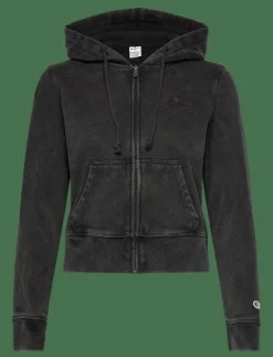Champion Full Zip Hoodie Sweatshirt - Huvtröjor BLACK BEAUTY Sale