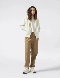 Champion Full Zip Hoodie Sweatshirt - Huvtröjor IVORY CANVAS Discount