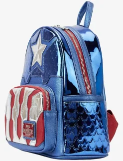 Funko ! Loungefly Mini Backpack 2 SHINE CAPTAIN AME - Ryggsäckar MULTI COLOUR New