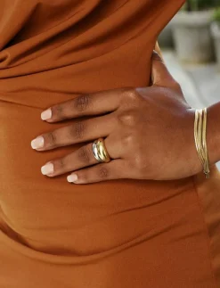 Edblad Furo Duo Ring Mixed - Ringar GOLD Clearance