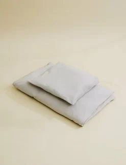 Copenhagen Colors FUTURE BABY BED LINEN W. STRIPES - Påslakanset SOFT PINK/LT. GREY CORE Hot