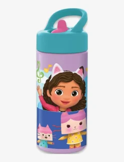 Euromic GABBY'S DOLLHOUSE, Water bottle with straw - Matdags PURPLE Sale