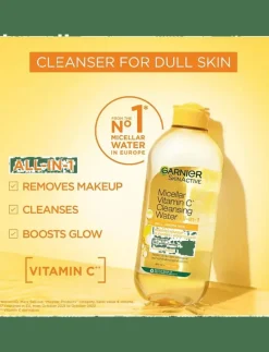 Garnier Vitamin C Cleansing Water - MAXI FORMAT - Återfuktande toner Sale