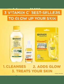 Garnier Vitamin C Cleansing Water - MAXI FORMAT - Återfuktande toner Sale