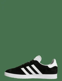 adidas Originals GAZELLE - Låga sneakers CBLACK/WHITE/GOLDMT Clearance