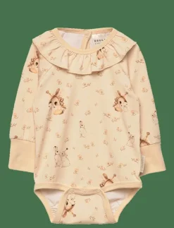 Geggamoja X Mrs Mighetto Bamboo Body L.S - Långärmad body PINK Sale