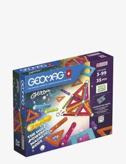 Glitter Panels Recycled 35 Pcs - Byggsats|Geomag Best