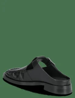 MIISTA Gianna Buckled Mules - Mules med klack BLACK Outlet