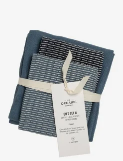 The Organic Company Gift set II (2 kitchen cloths and 1 kitchen towel) - Disktrasor & Diskborstar 973 OCEAN SELECTION Sale