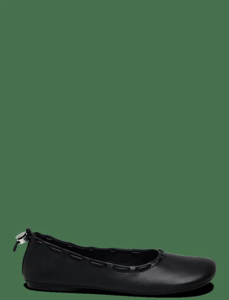 ALOHAS Gill Leather Ballet Flats - Ballerinas BLACK Best
