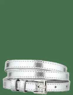Becksöndergaard Glaze Aria Leather Belt - Skärp SILVER Outlet