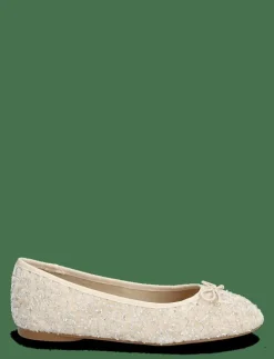 Glitter ballet flats with bow - Ballerinaskor & Slip-ons|Mango Outlet