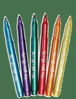 GLITTER FIBERPENNOR 6-P - Färgpennor|Sense New