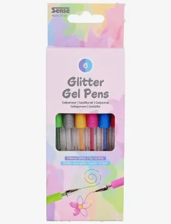 GLITTER GELPENNOR 6-P - Färgpennor|Sense New