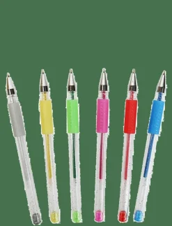 GLITTER GELPENNOR 6-P - Färgpennor|Sense New