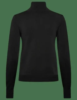 Filippa K Glossy Knit Turtleneck Sweater - Polotröjor BLACK Discount