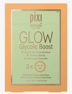 Pixi Glow Glycolic Boost (Sheet Masks) - Ansiktsvård Best