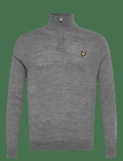 Golf Quarter Zip Merino Jumper - Stickat|Lyle & Scott Sport