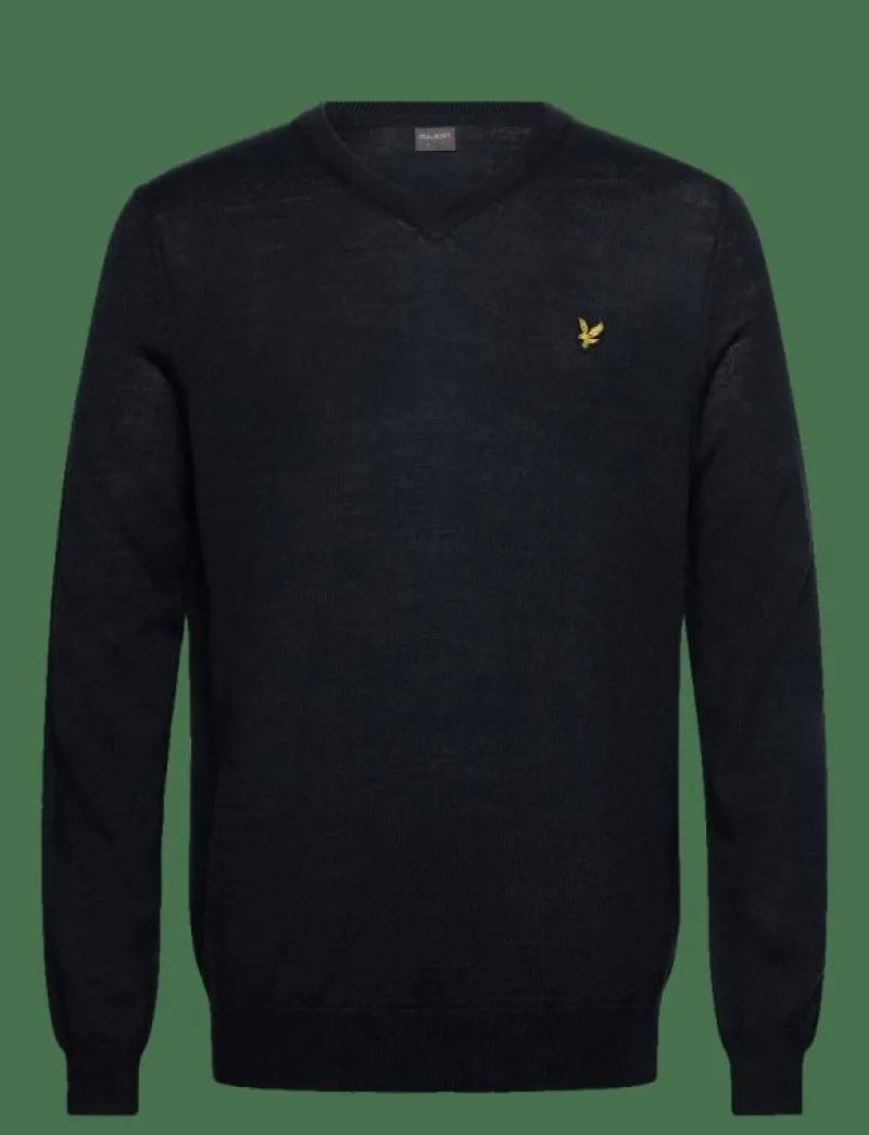 Golf V Neck Pullover - Stickat|Lyle & Scott Sport Online