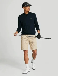 Golf V Neck Pullover - Stickat|Lyle & Scott Sport Online
