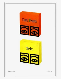 Olle Eksell Ögon - 1956 - Tutti Frutti and Trix - Illustrationer MULTICOLOUR Online