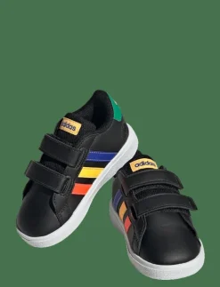 adidas Sportswear GRAND COURT 2.0 CF I - Låga sneakers CBLACK/LUCBLU/COUGRN Clearance