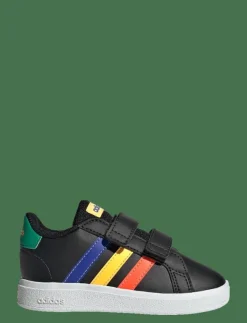adidas Sportswear GRAND COURT 2.0 CF I - Låga sneakers CBLACK/LUCBLU/COUGRN Clearance