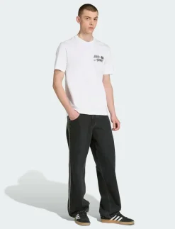 adidas Originals GRAPHIC LO SS T - T-shirts WHITE Best