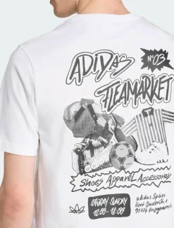 adidas Originals GRAPHIC LO SS T - T-shirts WHITE Best